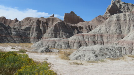 Fossilized Soils Stipes in the Badlands
