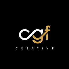 CGf Letter Initial Logo Design Template Vector Illustration	
