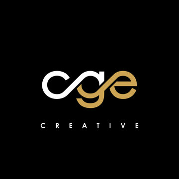 CGE Letter Initial Logo Design Template Vector Illustration	
