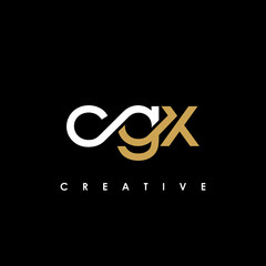 CGX Letter Initial Logo Design Template Vector Illustration