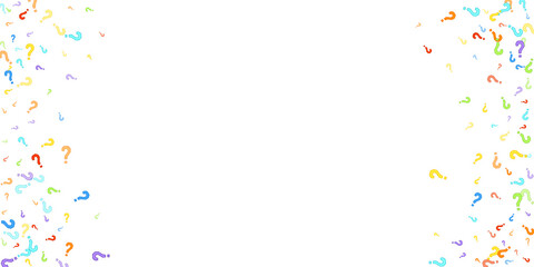 Question marks Quiz doubt survey faq public poll.