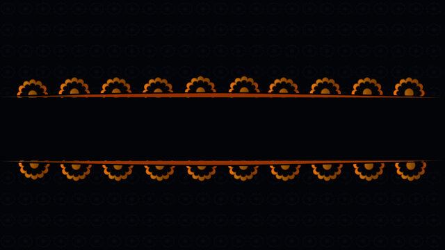 Golden abstract Mandal ornate pattern for background, invitations, cards, premium templates.