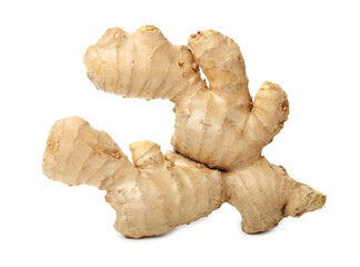 ginger root isolated on white