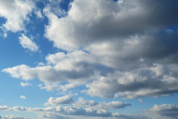 Blue sky with clouds