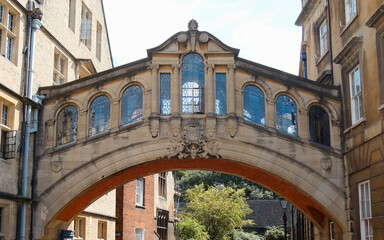 Fototapeta na wymiar Bridge of Sighs , Oxford, UK