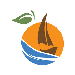 sailing boat on the sea