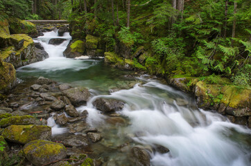 USA, Washington State. Deception Creek, Alpine Lakes Wilderness.