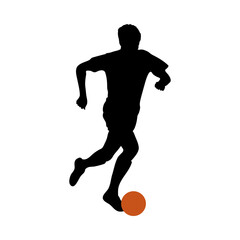 Soccer Player Silhouette