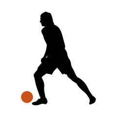Soccer Player Silhouette