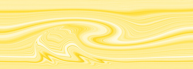 Yellow marble texture background. Template for various purposes. Abstract illustration with brown and white waves.