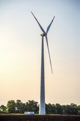 green energy outdoors with sky background