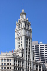Fototapeta na wymiar Wrigley Building, Chicago 