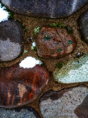 stones in water