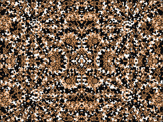 Modern geometric seamless intricate vector pattern design