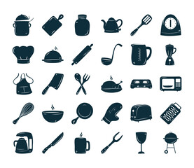 kitchen utensils collection