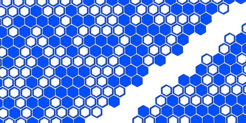 Background from hexagonal geometrical figures