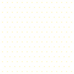 Easter pattern polka dots. Template background in yellow and white polka dots . Seamless fabric texture. Vector illustration