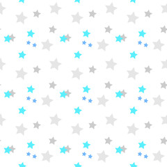 Fototapeta na wymiar Seamless pattern with stars on white background.Design template for wallpaper,fabric,wrapping,textile