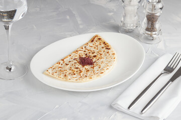 Qutab - azerbaijan flatbread with greens