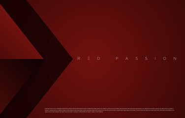 Red Passion abstract geometric background design. For cover design, book design, presentation template, website, poster, flyer, advertising, brochure, brand identity etc. Vector EPS 10