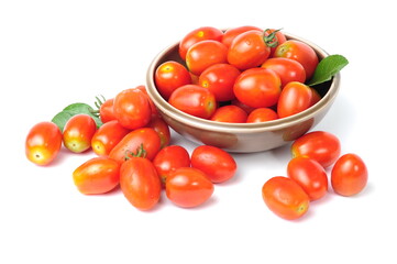 cherry tomato isolated 