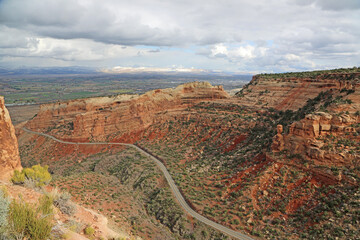 Road in Colorado National Monument, Colorado