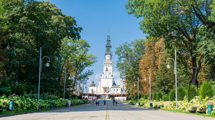 Częstochowa, Jasna Góra, Poland, the Pauline monastery, a famous historical place and a place of 
worship of the Christian reilga.