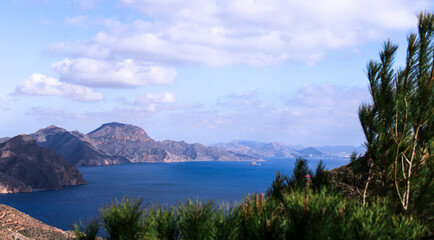 Sea and Mountains Landscape