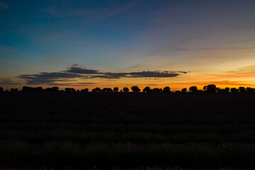 Atardecer en el horizonte