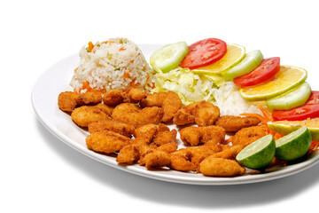 Camarones empanizados