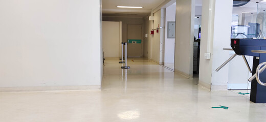 Emergency hospital entrance hall in Brazil
