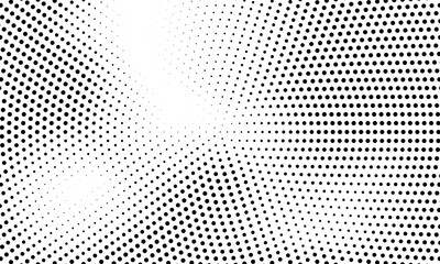 Halftone monochrome texture with dots. Minimalism, vector. Background for posters, websites, business cards, postcards, interior design.