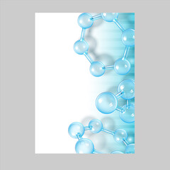 Laboratory Medicine Research Dna Cover Vector Illustration