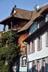 Bunte Altbauten in Haslach im Kinzigtal