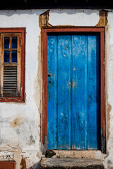 old wooden door