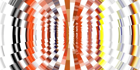 Blue white pink orange radient abstract background with stripes