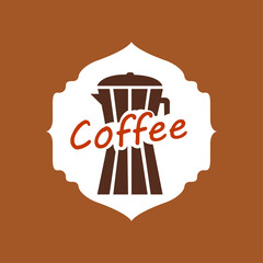 coffee icon, coffee symbol concept, vector illustration