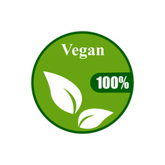 products for vegans, icon on a white background, vector illustration