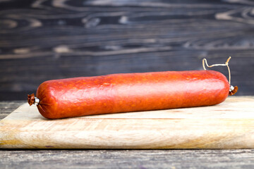 sliced sausage , industrial production