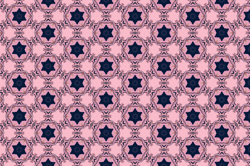 Colorful geometric abstract pattern for textile and design