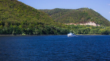 The Volga and the Zhiguli Mountains (the Samara bend), Samara region.