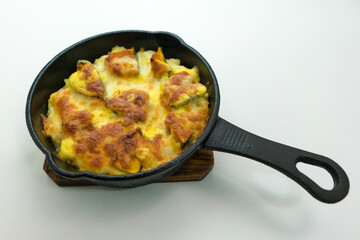 ポテトとカボチャのチーズ焼き
