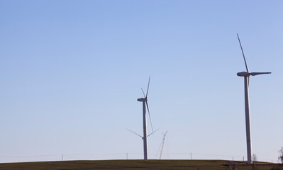 wind turbines for the production
