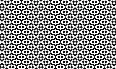 Black and White Geometric Seamless Pattern