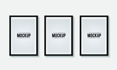 Set of Photo Frame Mockup