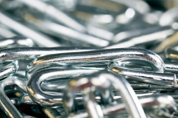 Fototapeta premium galvanized metal chain