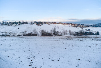 Winter in Murzasichle City - Poland