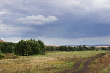 Obraz premium The Bugulma-Belebey Upland, the North-East of the Samara region.