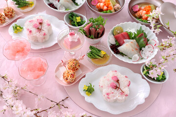 お花見ランチ　お花見御膳　さくら御膳　桜御膳　おうちでお花見