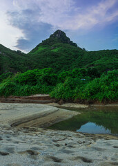 mountain river landscape
